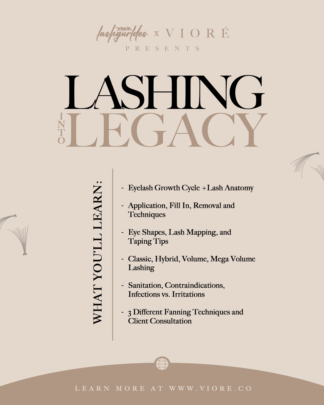 2 Day Lashing into Legacy™ Training